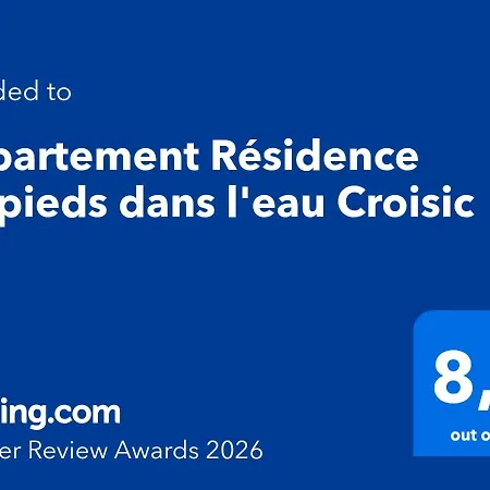 Les Pieds Dans L'eau Croisic Apartamento *